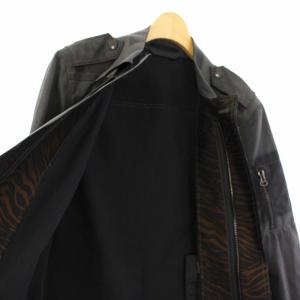 LANVIN ミリタリーブルゾン ジャケット ジップアップ 44 XS グレー 75008