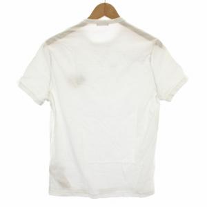 MONCLER ホワイトメンズマルチワッペントップス Tシャツ クルーネック 半袖 M 白 ホワイト C10918019700