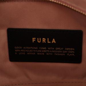 FURLA ピウマ PIUMA ショルダーバッグ ハンドバッグ 2way レザー ナイロン ピンクベージュ WBO1270