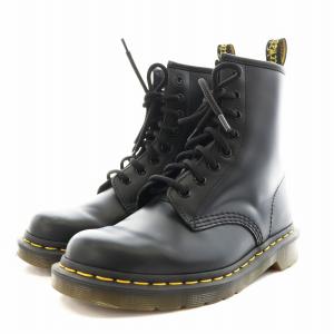 Dr.Martens 8ホール ショートブーツ レースアップ レザー UK4 黒 ブラック 10072 /AN16