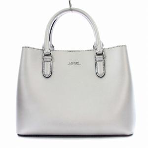 ハンドバッグ メタリック シルバー /G