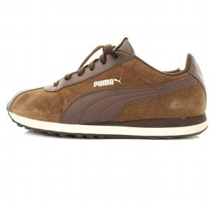 チューリンSD スニーカー シューズ スエード 25cm 茶 363727 02 /MM