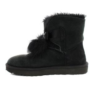 UGG GITA ジータ ムートンブーツ 1018517 ショートブーツ スエード シープスキン リボン ポンポン