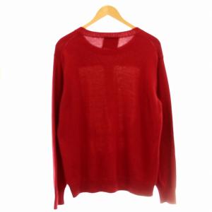 UNDERCOVER ニット 04901 Uロゴ セーター カシミヤ混 長袖 2 赤 レッド /G