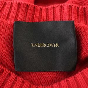 UNDERCOVER ニット 04901 Uロゴ セーター カシミヤ混 長袖 2 赤 レッド /G