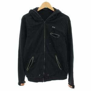 10SS less but better期 ジップアップパーカー アウター 2 黒 ブラック E4810