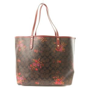トートバッグ シグネチャー 花柄 茶 F78279（2025/03/21買取） - COACH