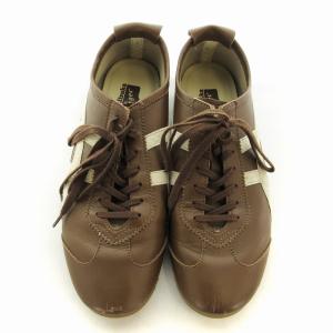 Onitsuka Tiger リンバー66 スニーカー 靴 シューズ レザー 24.5cm 茶 ブラウン 0T6010 /EE