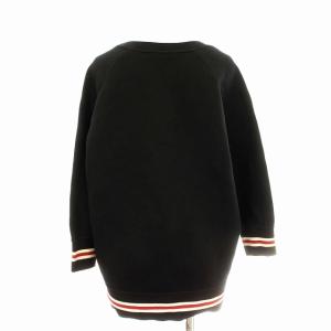 ANYA HINDMARCH パンチング スウェット 5050925946810 トレーナー スマイルマーク XS 黒 ブラック