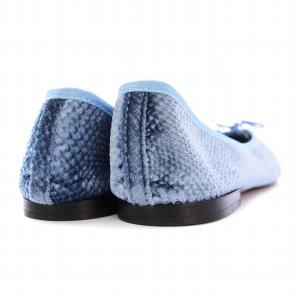 Repetto バレエシューズ パンプス フラット 39 ブルー /KH
