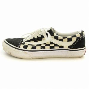 OLD SKOOL DX チェッカーフラッグ スニーカー チェック 25.5cm 黒 ブラック 0T6010