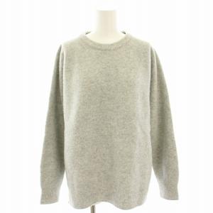 24AW プージヌックウール POOGINOOK WOOLクルーネックラグランプルオーバー ニット セーター