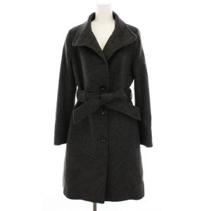 ロングコート カシミヤ アウター 38 グレー /YM