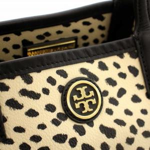 TORY BURCH ハンドバッグ バッグインポーチ ショルダー ダルメシアン柄 白 黒 /G