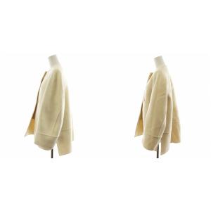 ウールカシミヤバスケットケヌキノーカラージャケット ウールカシミヤバスケットケヌキノーカラージャケット