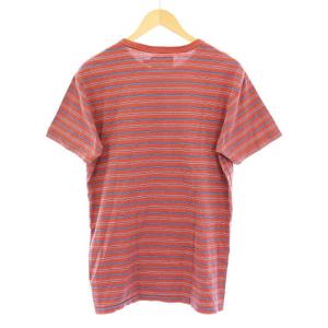 RRL ラルフローレン Tシャツ カットソー 半袖 ボーダー M ブラウン 782929529001 /KH