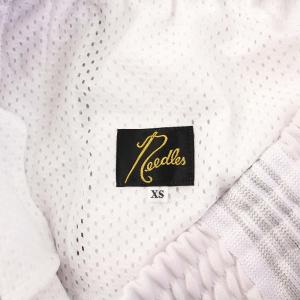 Needles STUDIOUS別注 Track Pant トラックパンツ ジャージ パピヨン刺繍 XS ホワイト NS1558