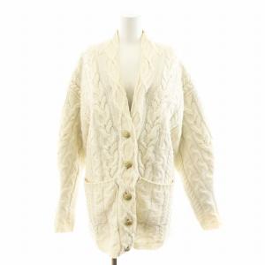 20AW ニットジャケット 42 ホワイト 202-19423-9188