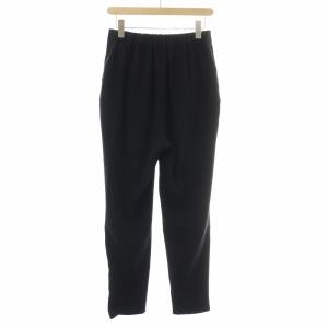 ENFOLD TROUSERS ゴムジョッパースイージーパンツ スラックス タック ウエストゴム ストレッチ 40 黒