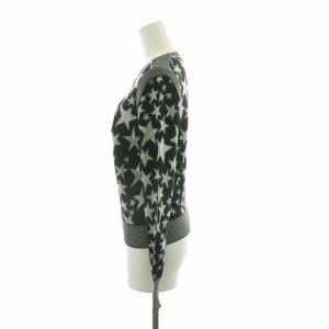MARC JACOBS ニット プルオーバー 長袖 ミッキーマウス 星柄 ラメ XS ブラック /NQ