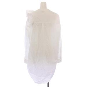 Alexander McQueen シャツ ブラウス フリル チュニック 長袖 42 白 ホワイト 682583 /DK