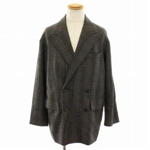 BEAUTY&YOUTH UNITED ARROWS スーツ セットアップ 上下 ヘリンボーンチェックルーズジャケット テーラードジャケット ダブル ヘリンボーンチェック1Pルーズパンツ