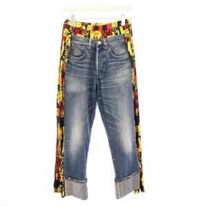 コムデギャルソン Levi's AD2021 スカーフドッキング デニムパンツ