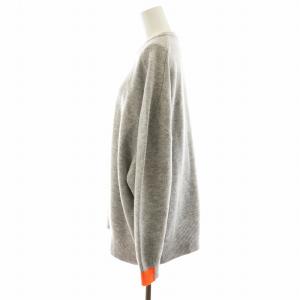 ENFOLD 23AW ワイドサークルプルオーバー 38 グレー オレンジ 300GA270-2560