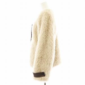 rim.ark Hairy fur BZ ファージャケット アウター F ベージュ 460EAS30-0320 /AN31