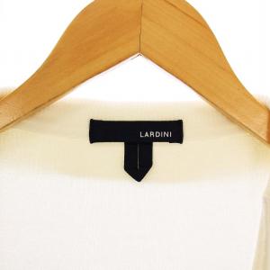 LARDINI ニットジャケット テーラードジャケット S ホワイト JXLJM70J /KH