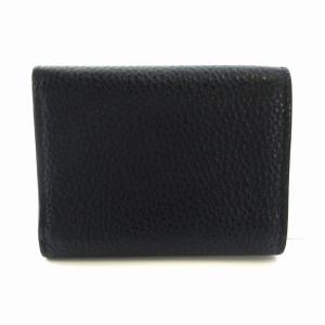 COACH 三つ折り財布 ソフトウォレット レザー 紺 ネイビー /RO
