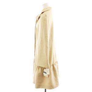 M'S GRACY コート ロング丈 アンゴラ アウター 40 ベージュ TD-429509