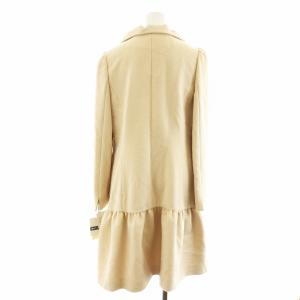 M'S GRACY コート ロング丈 アンゴラ アウター 40 ベージュ TD-429509