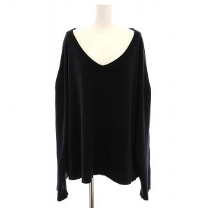 シエラウールオーバーニット セーター 長袖 F 黒 CH006132ER /YM