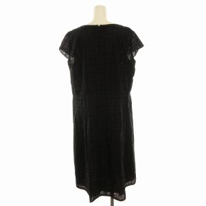 Leilian ワンピース ロング レース 黒 ブラック IV1702324