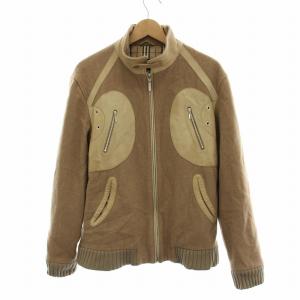 ウールジャケット ジップアップ L ベージュ BMP86-719-44 /RE