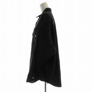 Plage 22SS シャツ ブラウス チュニック 長袖 黒 ブラック 22-050-922-7020-1-0