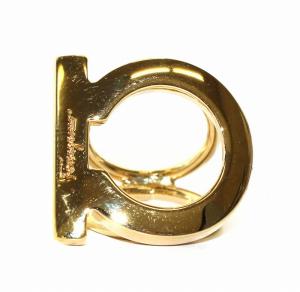 スカーフリング ガンチーニ ゴールドカラー /DK OH