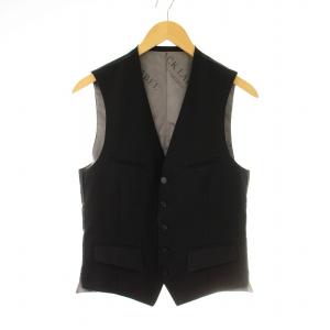 ベスト ジレ Vネック 黒 51H7181709927617038R /MM