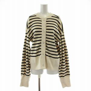 BORDER CAPELIN CARDIGAN ボーダーケープリンカーディガン ニット 長袖 クルーネック