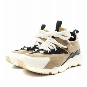 PIERRE HARDY トレックコメットスニーカー 36 ベージュ ホワイト