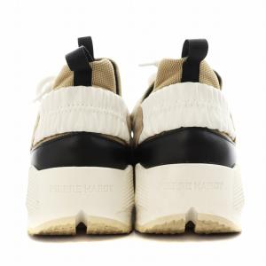 PIERRE HARDY トレックコメットスニーカー 36 ベージュ ホワイト