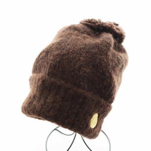 22AW JORNEY ニットキャップ ニット帽 ビーニー 帽子 ポンポン ロゴ 茶 ブラウン 22095521000530