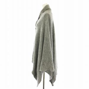 MM6 Maison Margiela マルタンマルジェラ ニットカーディガン ポンチョ モヘヤ混 S グレー S32GP0112