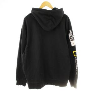 THE NORTH FACE プルオーバーパーカー プリント XL 黒 721556 /MM