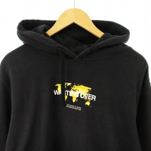 THE NORTH FACE プルオーバーパーカー プリント XL 黒 721556 /MM