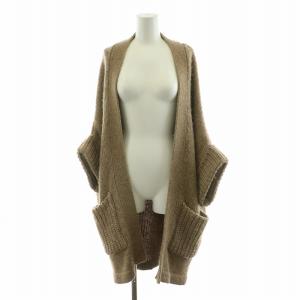 ラップカーディガン ニット 38 ブラウン 531-275104 /NQ