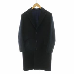 コート ロング アウター カシミヤ混 38 ネイビー 5215-73502 /NQ