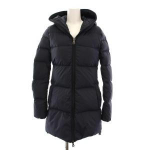 ARWEN ダウンコート ダウンジャケット フード付き ジップアップ アウター 40 紺 /YM