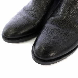 VALENTINO GARAVANI ロックスタッズ ショートブーツ サイドジップ レザー 36 黒